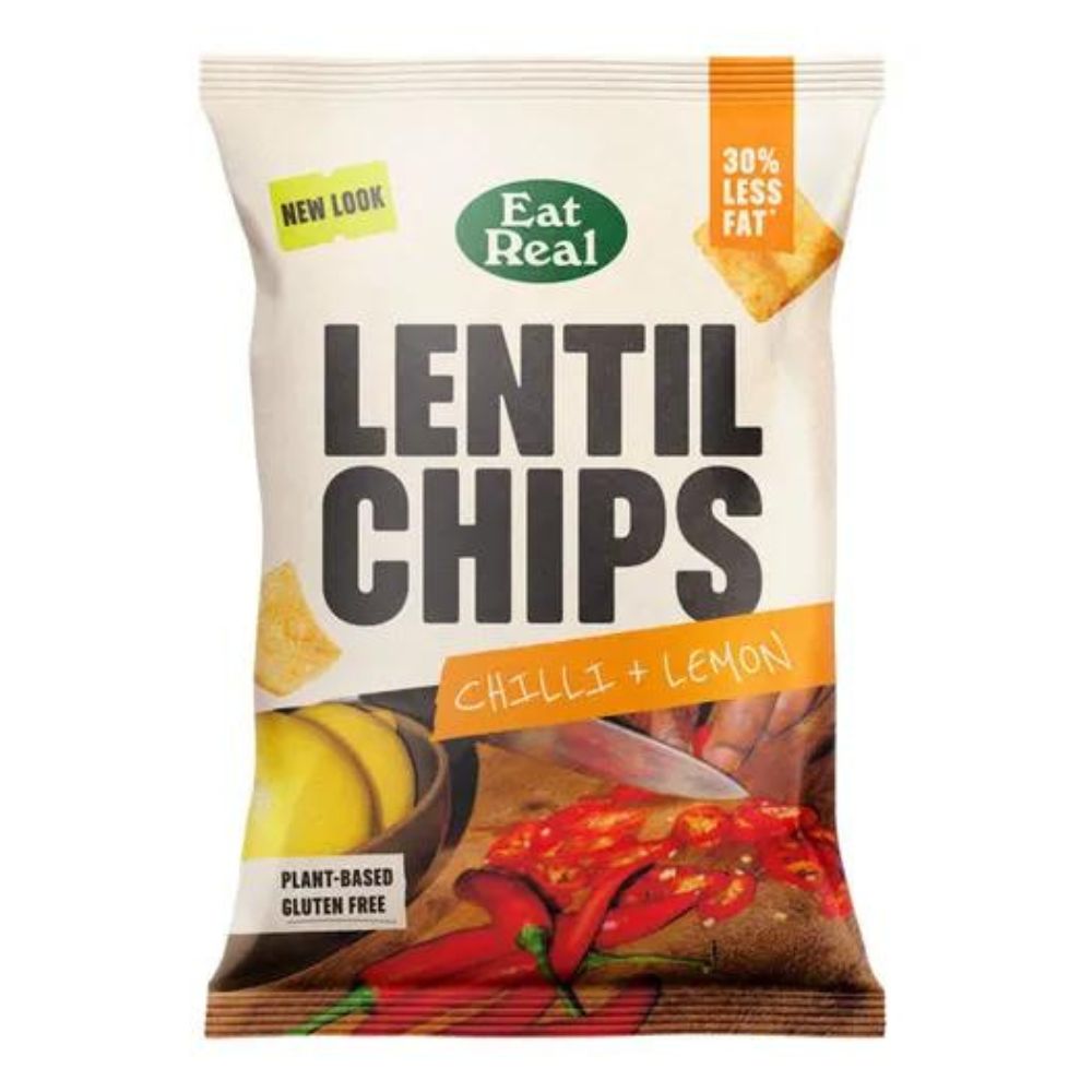 Eat Real Lentil Chilli & Lemon Chips 95gr - Sweet Joint