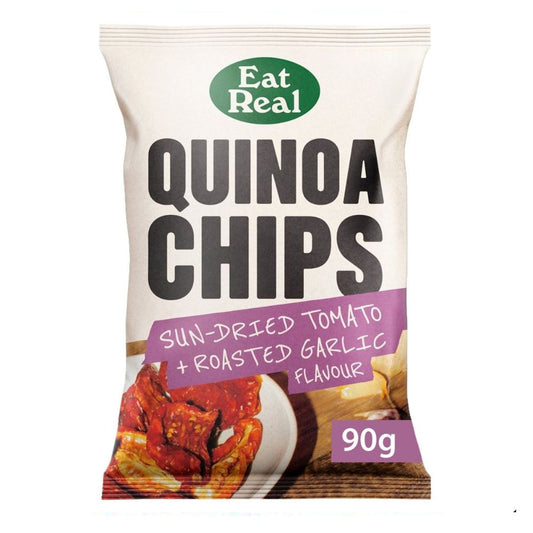 Eat Real Quinoa Sundried Tomato & Garlic Chips 90 gr - Sweet Joint