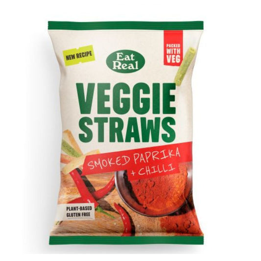 Eat Real Smoked Paprika & Chilili Veggie Straws 110 gr - Sweet Joint