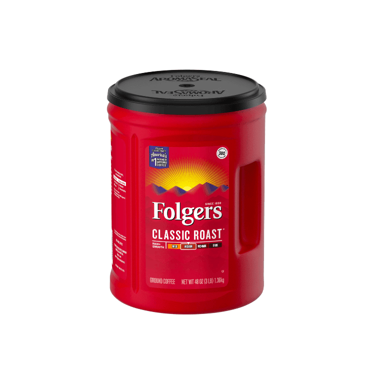 Folgers Classic Roast Ground Coffee, Medium Roast - Sweet Joint