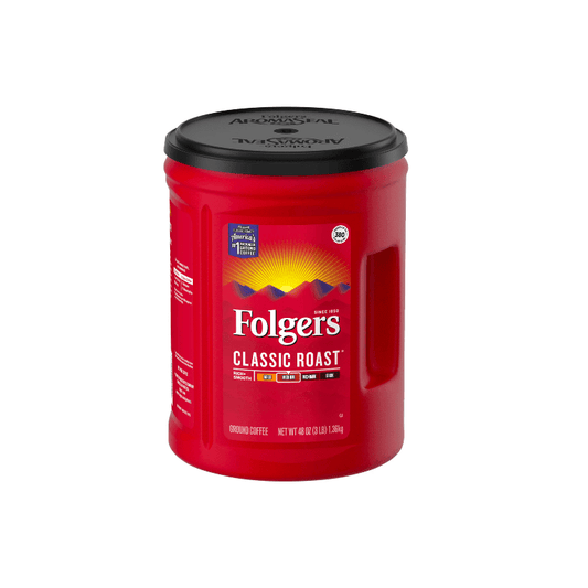 Folgers Classic Roast Ground Coffee, Medium Roast - Sweet Joint