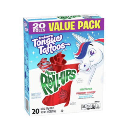 Fruit Roll-Ups Strawberry Sensation / Berry Berry Cool 20 Ct - Sweet Joint