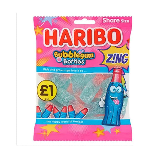 HARIBO  -  BUBBLEGUM BOTTLES ZING 160 gr - Sweet Joint