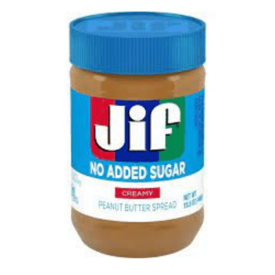 Jif No Added Sugar Creamy Peanut Butter 440G - Sweet Joint