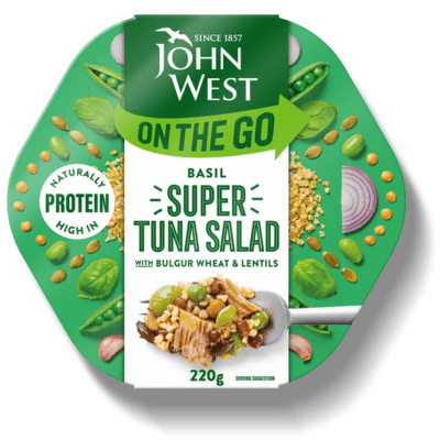 John West On The Go Basil Super Tuna Salad 220 gr - Sweet Joint