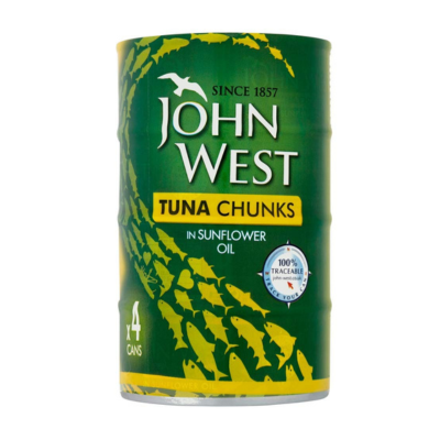 John West TUNA CHUNKS OIL 4 x 145 gr - Sweet Joint