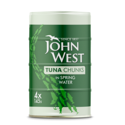 John West TUNA CHUNKS WATER 4 x 145 gr - Sweet Joint
