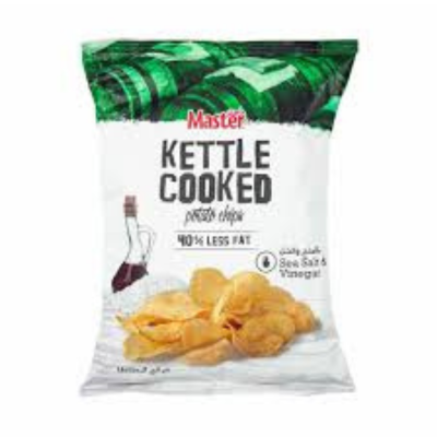 Kettle Sea Salt & Vinegar Potato Chips, 76g - Sweet Joint
