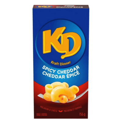Kraft Dinner Spicy Cheddar 156G - Sweet Joint