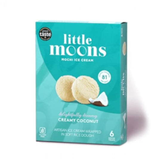 Little Moons Coconut Ice Cream Mochi 6Pk - Sweet Joint