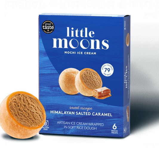 Little Moons Salted Caramel Mochi Ice Cream 6Pk - Sweet Joint