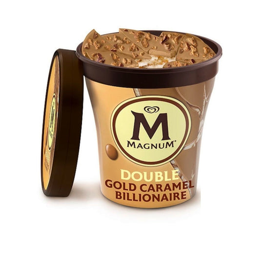 Magnum Double Gold Caramel Billionaire Tub 440 Ml - Sweet Joint