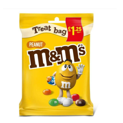 M&Ms Peanut Treat Bag 82 gr - Sweet Joint