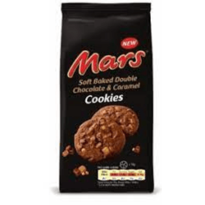 Mars Soft Baked Double Chocolate & Caramel Cookies 162G - Sweet Joint