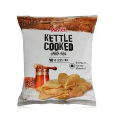 Master Kettle Cooked Potato Chips Honey Mustard 76g - Sweet Joint