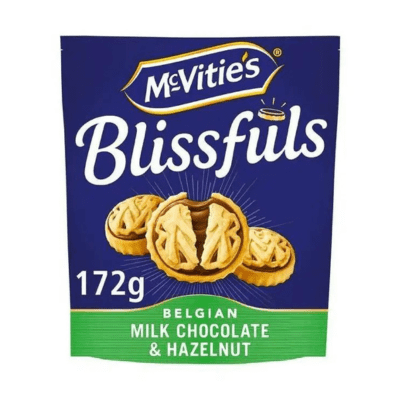 Mcvities Blissfuls Milk Chocolate & Hazelnut 172 Gr - Sweet Joint