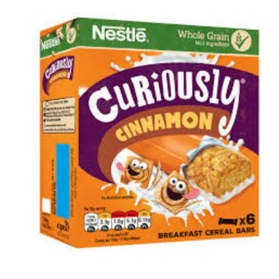 Nestle Curiously Cinnamon Cereal Bars 8 x 6 x 22 gr - Sweet Joint