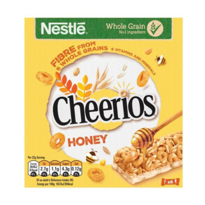 Nestle Honey Cheerios Cereal Bar 6 pack 132 gr - Sweet Joint