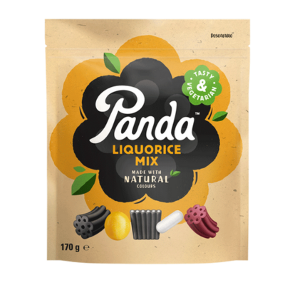 Panda Natural Mix Liquorice 170 gr - Sweet Joint