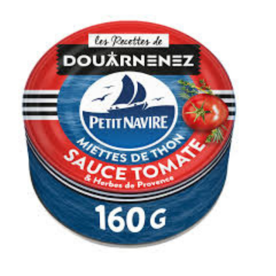 Petit Navire Thon Miette Tomate Herbes 160 gr - Sweet Joint
