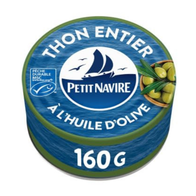 Petit Navire Thon Nature -25% Sel 160 gr - Sweet Joint