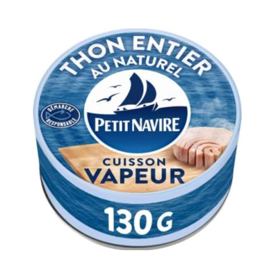 Petit Navire Thon Vapeur Nature 130 gr - Sweet Joint
