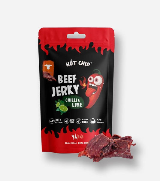 Hot Chip Beef Jerky Jerky Chili And Lime - Sweet Joint