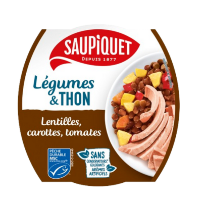 Saupiquet Lentil Thon 160 gr - Sweet Joint