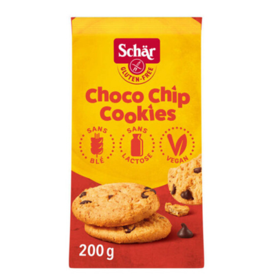 Schar Choco Chips Cookies Sans Gluten 200 gr - Sweet Joint