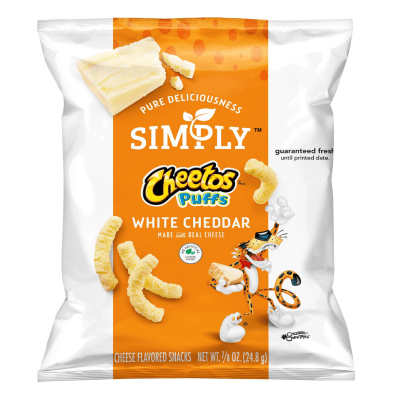 Simply Cheetos Puffs White Cheddar 24.8g - Sweet Joint