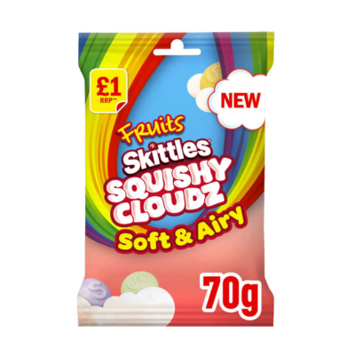 Skittles Squishy Cloudz Fruit Sweets Treat Bag 70 gr - Sweet Joint