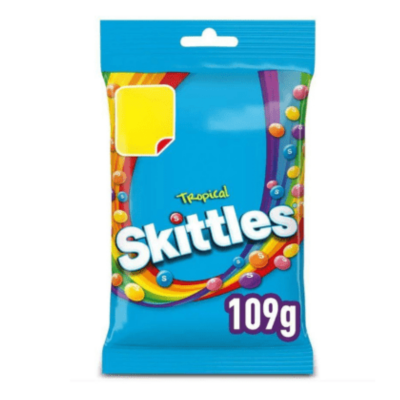 Skittles Treat Tropical Fruit PM 109 gr - Sweet Joint
