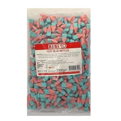 Soft Candy Bebeto Blue Bottles 2kg - Sweet Joint