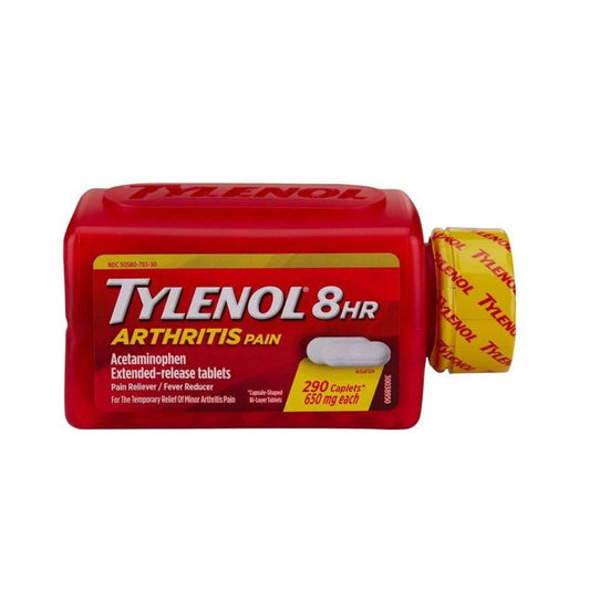 Tylenol 8Hr Arthritis Pain 290 Caplets 650 Mg Each - Sweet Joint