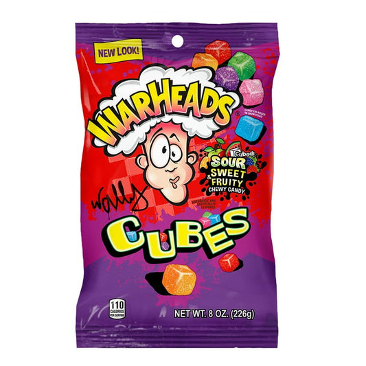Warheads  Peg Sour Chewy Cubes 147 gr - Sweet Joint