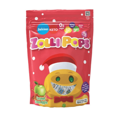 Zolli Pops Keto Glu Free Sug Free Vegan 5.2 Oz - 147 gr