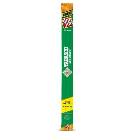 Slim Jim Monster Size Tabasco Smoked Snack Meat Stick, 1.94 Oz - Sweet Joint