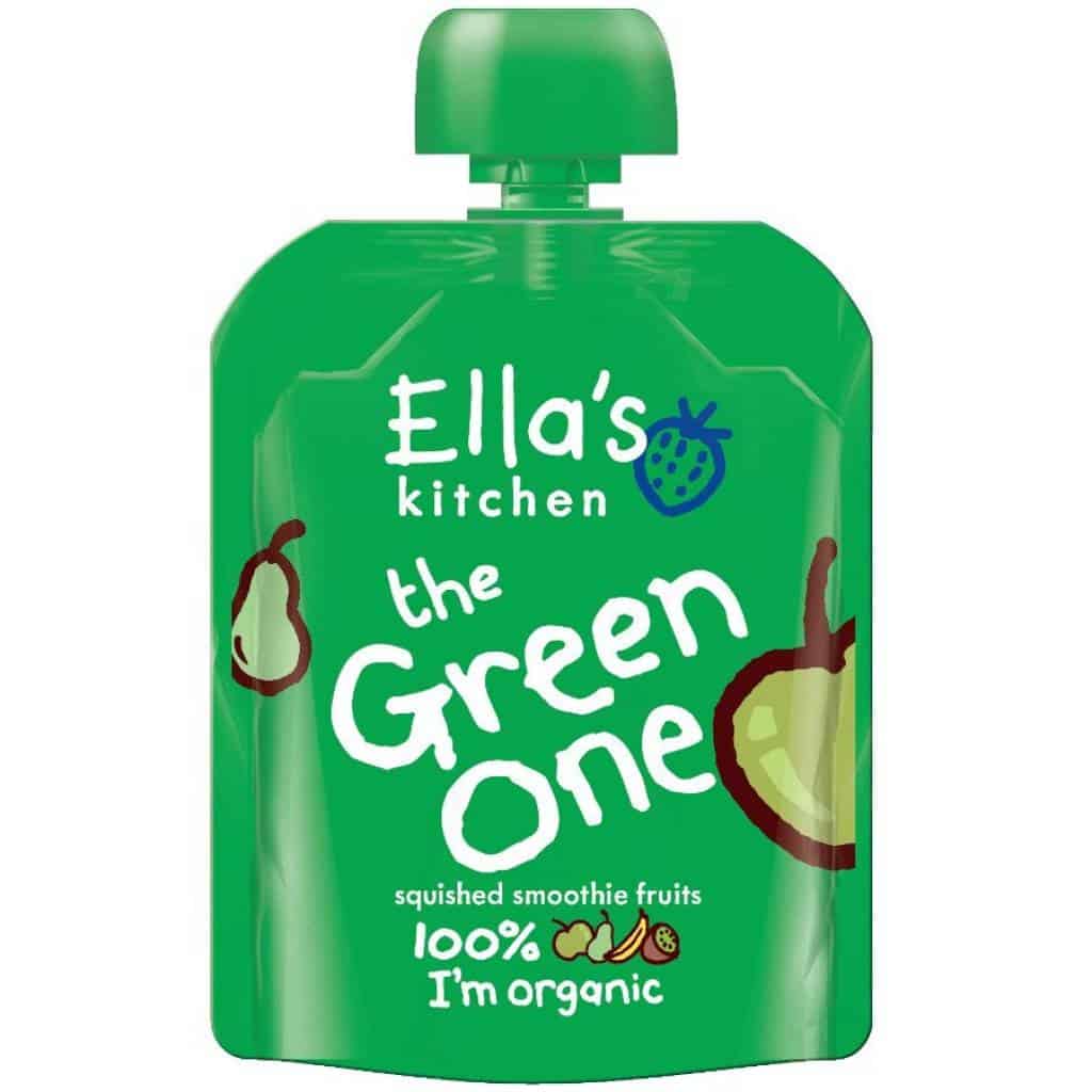 Ellas Kitchen Organic Smoothie Fruit - The Green One 5 X 90 gr - Sweet Joint