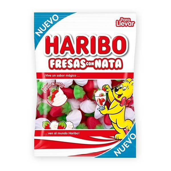 Haribo Strawberries With Cream 100G - Sweet Joint