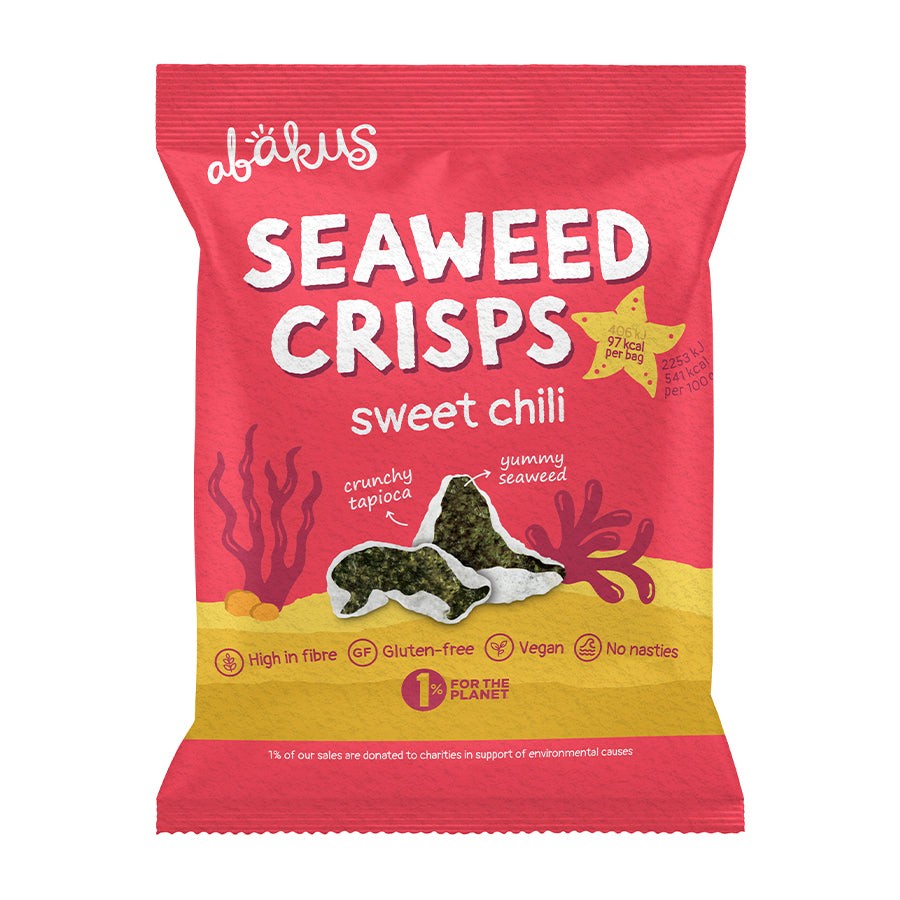 Abakus Seaweed Crisps Sweet Chili 18 gr - Sweet Joint
