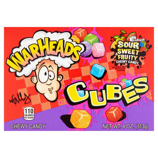 Warheads Cubes Sour Sweet & Fruity 113g - Sweet Joint